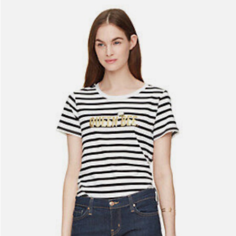 💜💜kate spade queen bee tees large